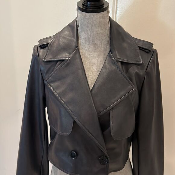 7 for all Mankind Cropped Jacket - Picture 2 of 10